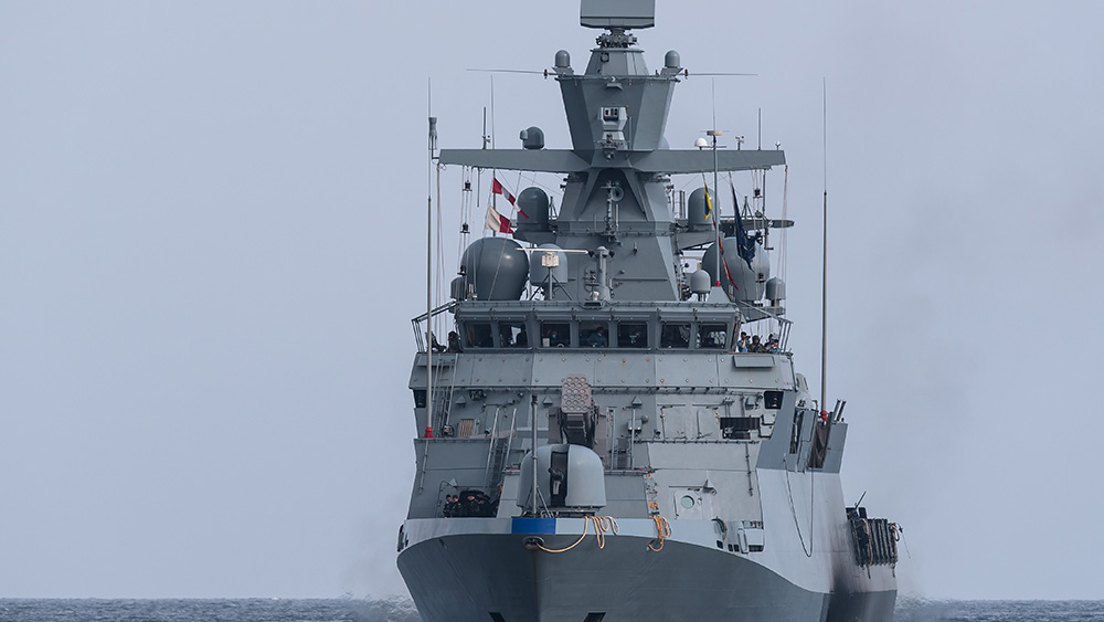 aas.tech active and cage antennas onboard of Corvette Class 130