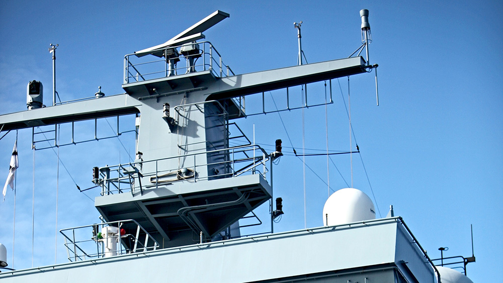 STA ISF, STA IFF and Broadband Cage Antenna CA WL30 on Board of EGV Berlin